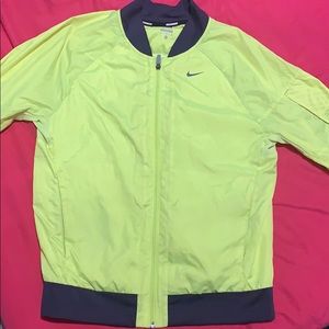 Rare Lime Green Neon Nike Windbreaker Jacket